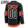 Philadelphia Flyers Hockeydrakt Custom Fanatics Premium 2024-25 Svart Tredje - Barn